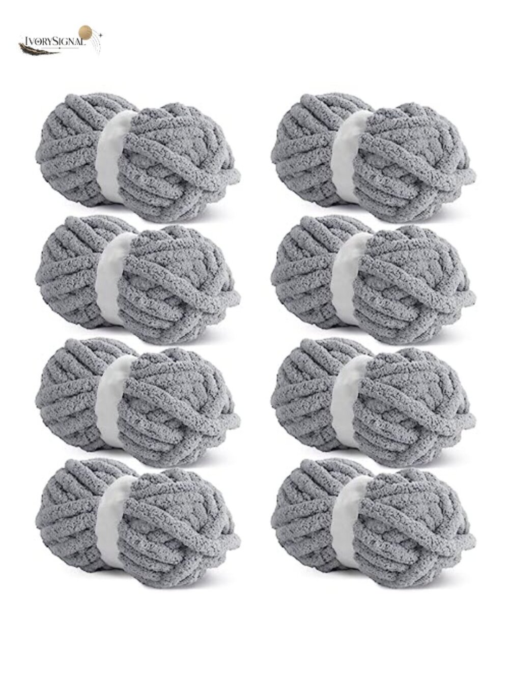 Chunky Chenille Yarn for Crocheting Knitting Super Bulky